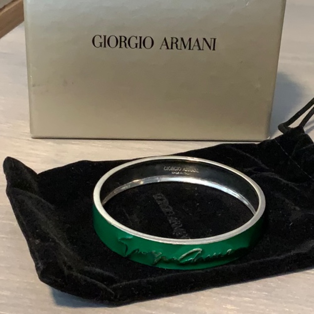 Giorgio Armani Bracelet Box with tags, dust/jewelry bag included, Perfect gift!